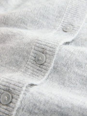 Grey Button Up Cardigan (3-16yrs) - Image 3 of 4