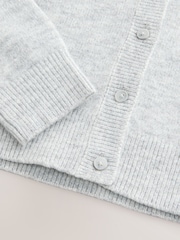 Grey Button Up Cardigan (3-16yrs) - Image 4 of 4