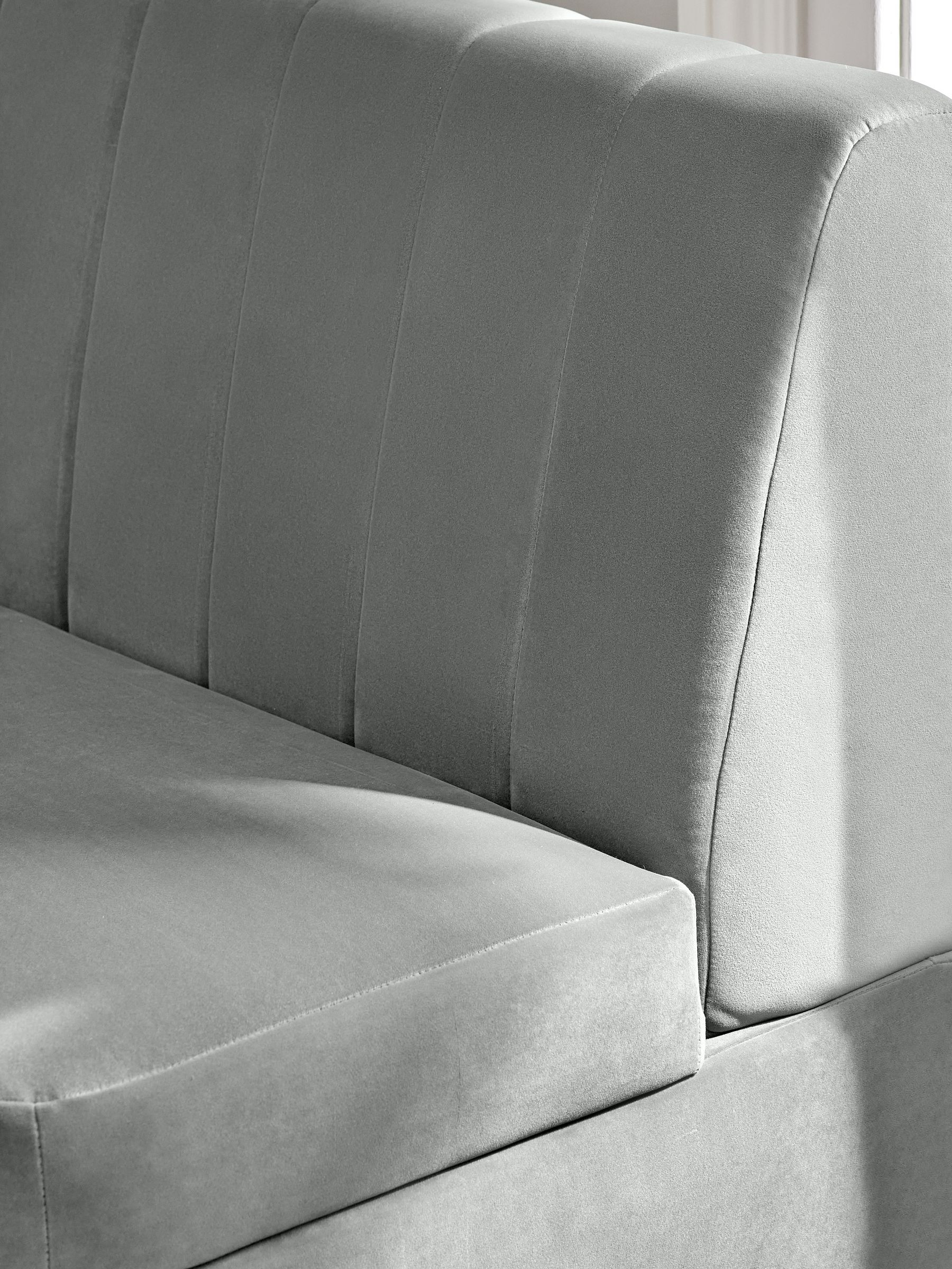 Buy Soft Velvet Grey Anderson Storage Dining Bench from Next Ireland