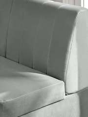 Soft Velvet Grey Anderson Storage Dining Bench - Image 5 of 8