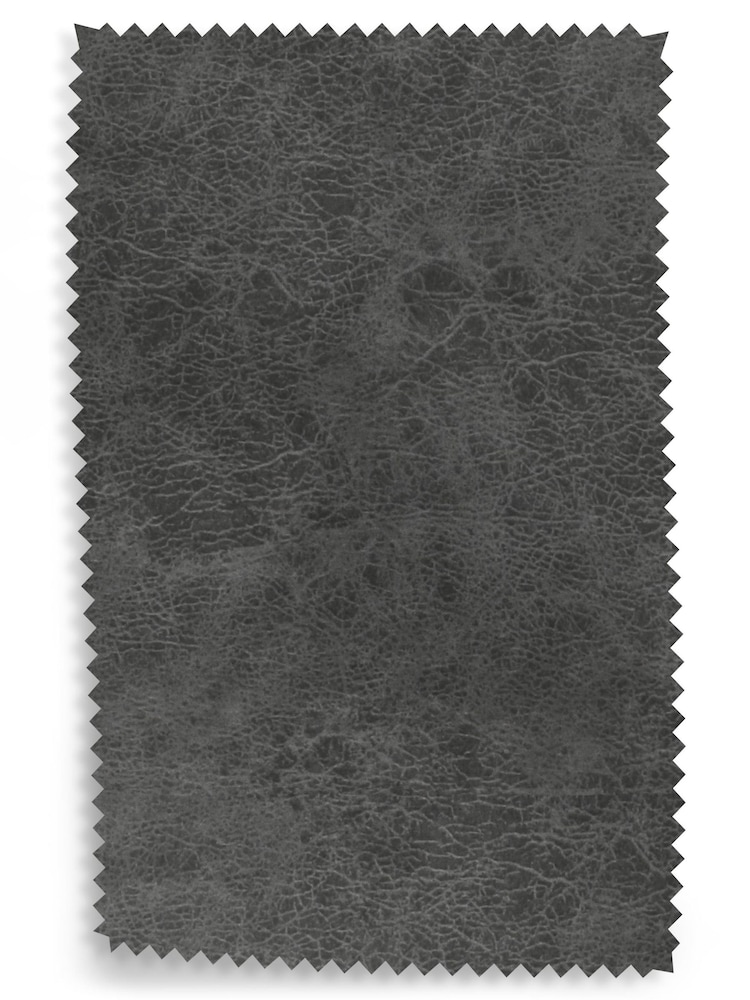 Monza Faux Leather Dark Grey Anderson Storage Dining Bench - Image 6 of 6