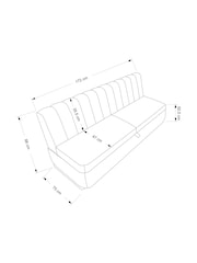 Plush Chenille Moss Green Anderson Storage Dining Bench - Image 4 of 10