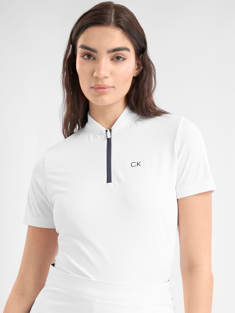 Белый - Футболка Calvin Klein Golf Tattler - Изображение 2 из 9