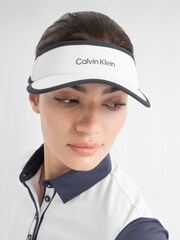 Calvin Klein Golf White Salado Visor Hat - Image 2 of 6