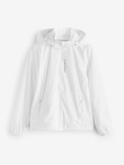 Calvin Klein Golf Oso Hooded White Windbreaker - Image 1 of 1
