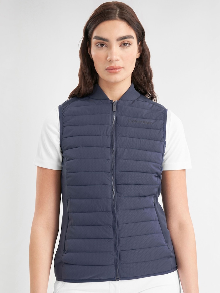 Calvin Klein Golf Blue Beryline Hybrid Gilet - Изображение 2 из 5