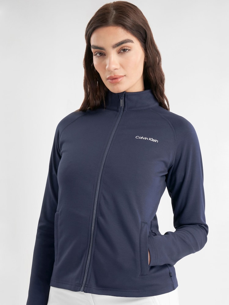 Calvin Klein Golf Blue Salado Visor Hat - Image 1 of 8 Calvin Klein Golf Blue Salado Visor Hat - Image 1 of 8