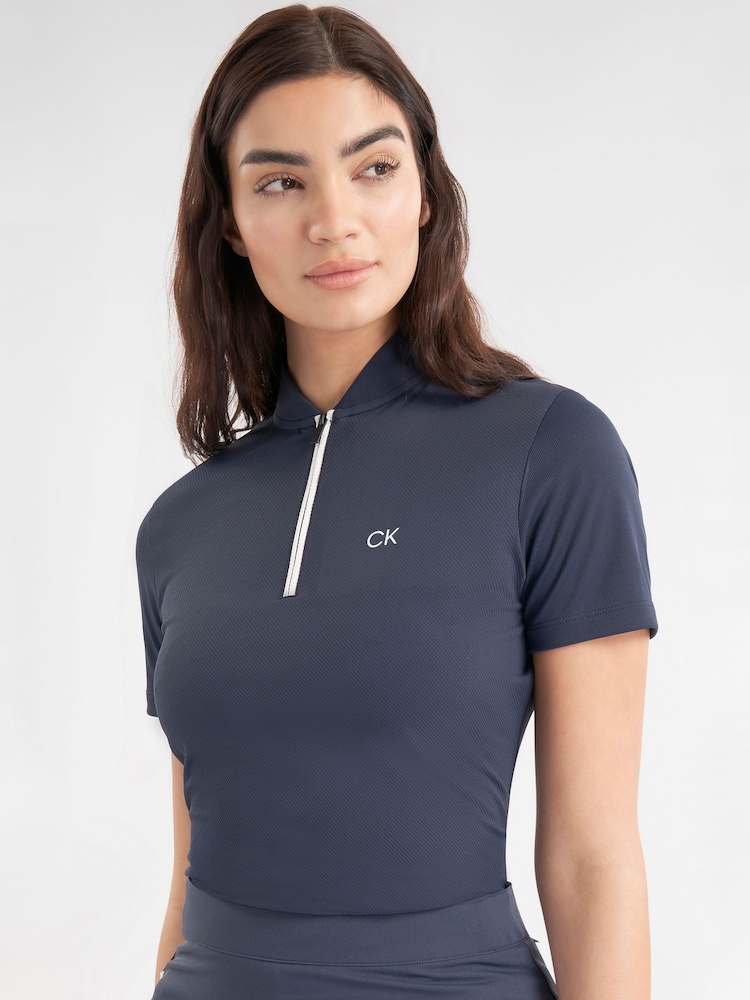 Синий - Футболка Calvin Klein Golf Tattler - Изображение 2 из 9