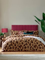 Furn Multi True Leopard Print Duvet Set - Image 1 of 3