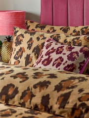 Furn Multi True Leopard Print Duvet Set - Image 3 of 3
