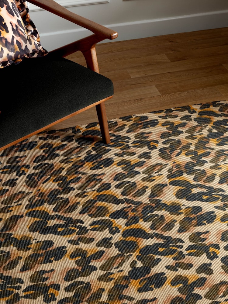 furn. Multi Leopard Rug - Image 2 of 4