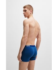 BOSS Natural/ Brown Power Stretch Cotton 3 Pack Boxers - Image 5 of 7