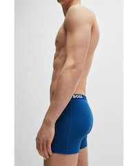 BOSS Natural/ Brown Power Stretch Cotton 3 Pack Boxers - Image 7 of 7