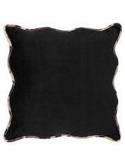 heya home Black Wiggle Leopard Print Cushion - Image 2 of 4