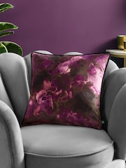 Wylder Purple Marble Cushion - Image 1 of 5