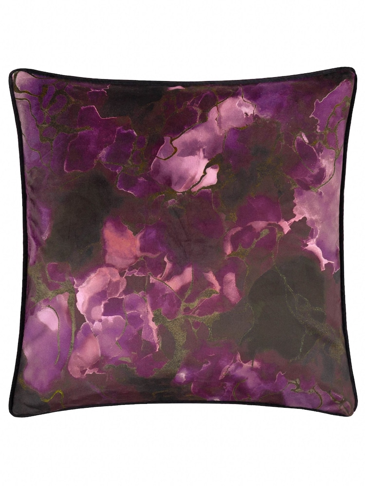 Wylder Purple Marble Cushion - Image 2 of 5