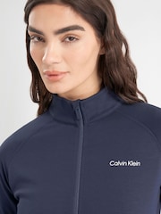 Calvin Klein Golf Blue Blanco Full Zip Top - Изображение 4 из 8