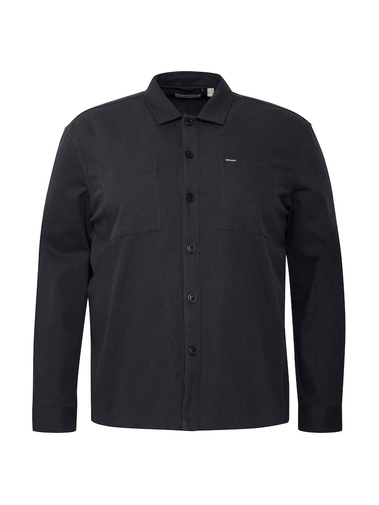 Blend Big & Tall Black Cotton Twill 100% Cotton Overshirt - Image 5 of 5