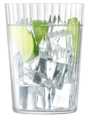 LSA International Clear Gio Line Tumbler 560ml Set of 4 - Image 3 of 5