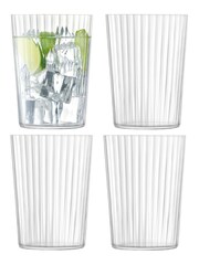 LSA International Clear Gio Line Tumbler 560ml Set of 4 - Image 4 of 5
