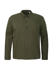 Blend Big & Tall Green Cotton Twill 100% Cotton Overshirt - Image 5 of 5