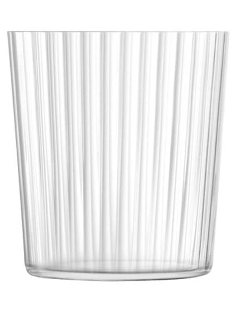 LSA International Set of 4 Clear Gio Line Tumbler 390ml - Image 2 of 6