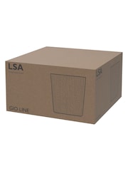 LSA International Set of 4 Clear Gio Line Tumbler 390ml - Image 6 of 6