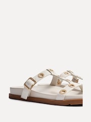 Linzi Natural Notice Studded Sandals - Image 5 of 5