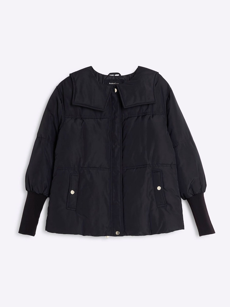 River Island Padded Faux Fur Jacket - صورة 6 من 6