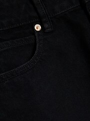 River Island Black Oversized High Rise Barrel 100% Cotton Jeans - Image 5 of 5
