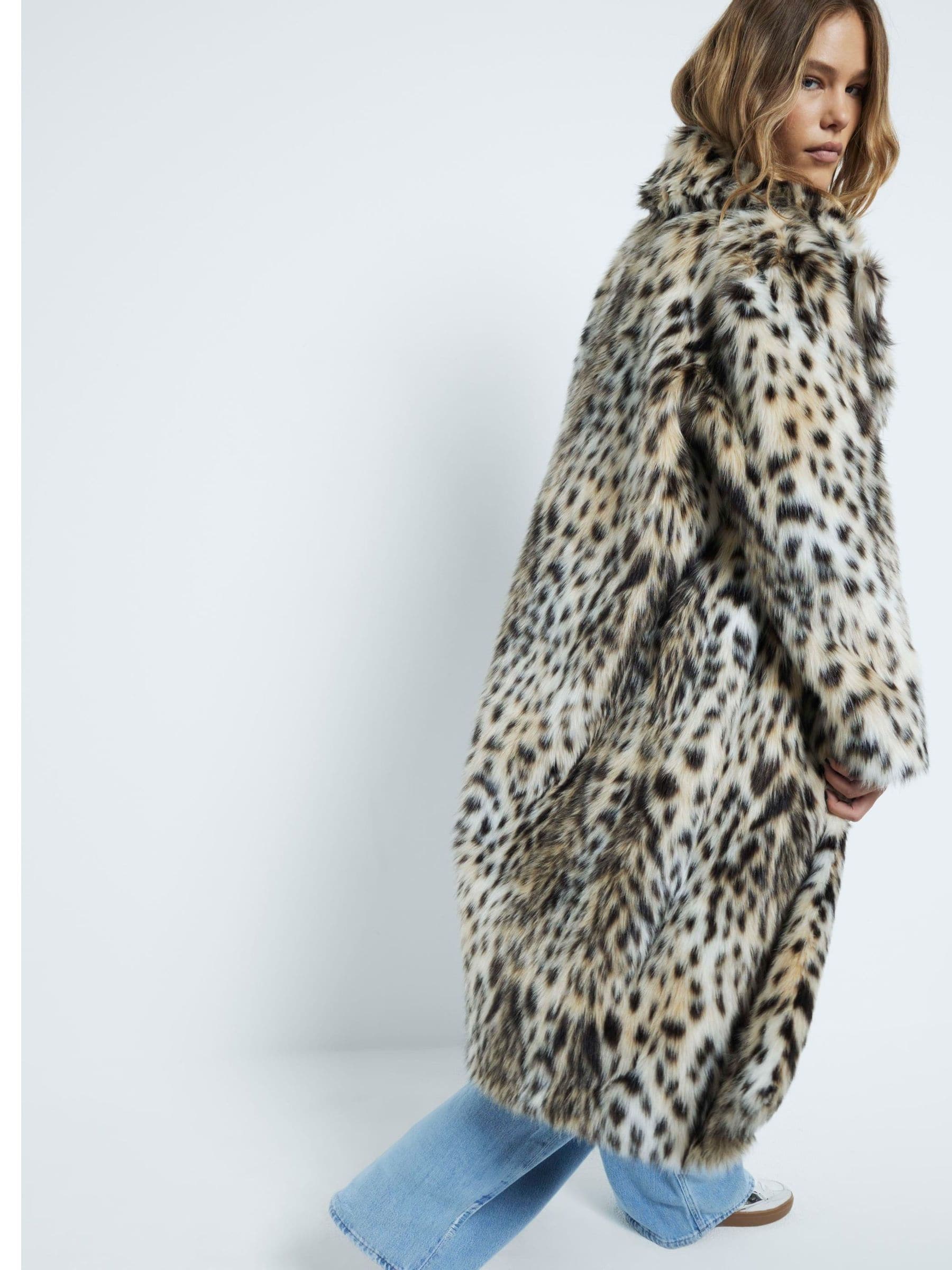 Next leopard print coat clearance