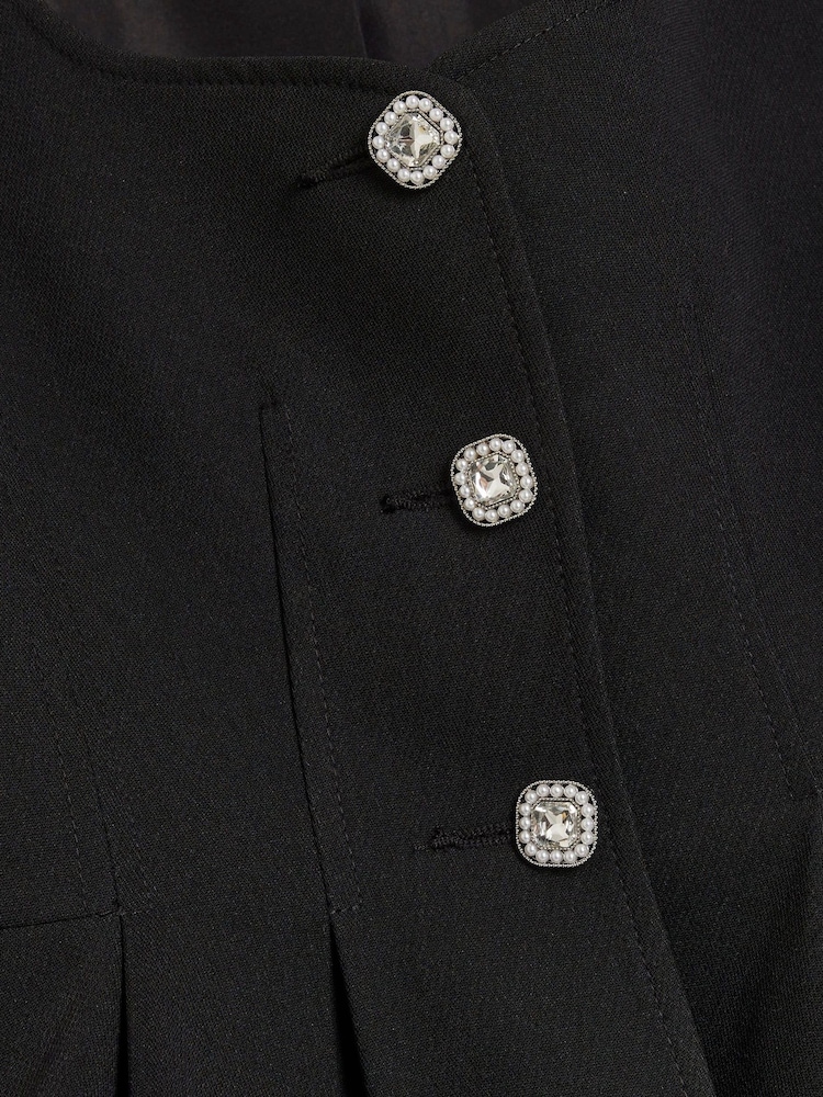 River Island Black Peplum Blazer - Image 9 of 9