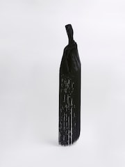 River Island Black Waterfall Tassel Clutch Bag - Image 2 of 5