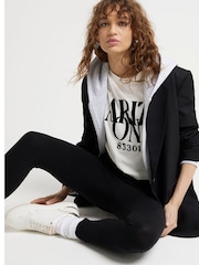 River Island Black 3 Pack High Rise Jersey Leggings - Image 5 of 5