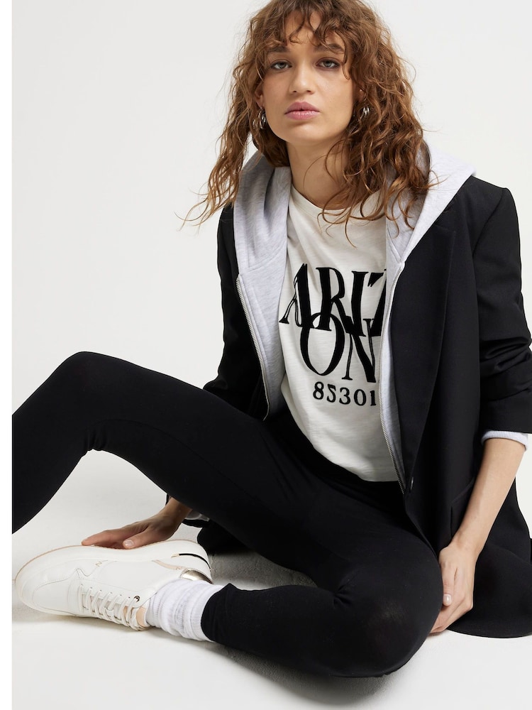 River Island Black 3 Pack High Rise Jersey Leggings - Image 5 of 5