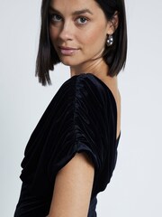 River Island Black Drape Plunge Bodies - Image 4 of 6