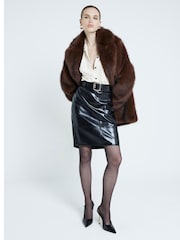 River Island Jacke mit Kunstfell - Bild 4 von 6