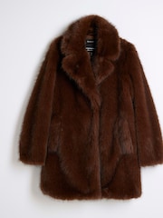 River Island Jacke mit Kunstfell - Bild 5 von 6