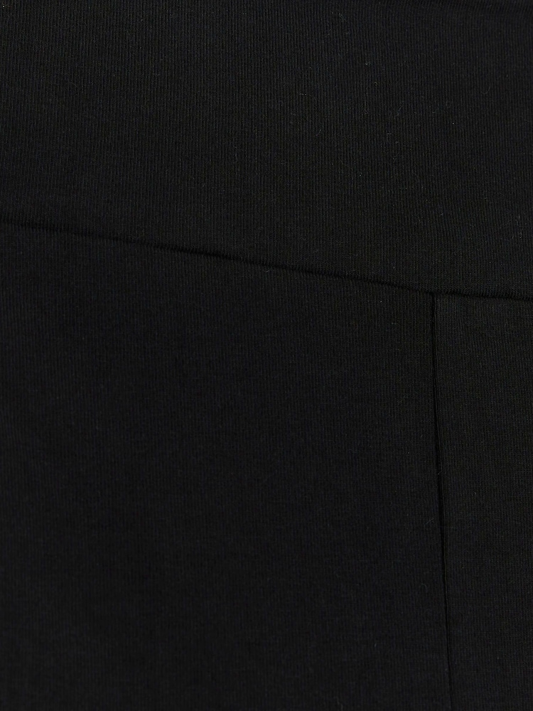 River Island Black Plus High Waisted 100% Cotton Multipack Leggings 3 Pack - Image 7 of 7