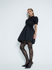 فستان قصير بتصميم منفوخ من River Island - Image 3 of 6