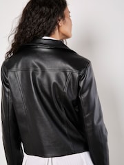 Apricot Black Biker Jacket - Image 5 of 5