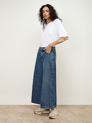 Apricot Blue Luna Wide Leg Jeans - Image 1 of 5