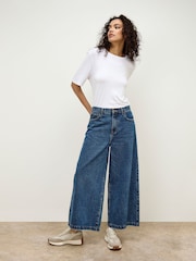 Apricot Blue Luna Wide Leg Jeans - Image 2 of 5