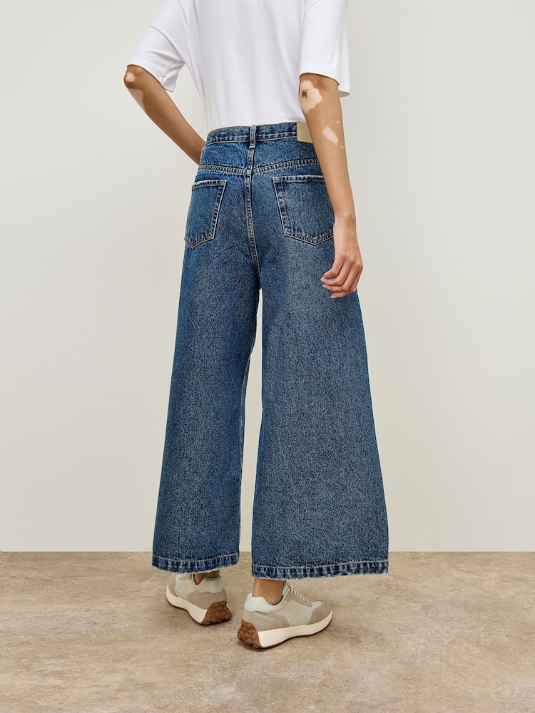 Apricot Blue Luna Wide Leg Jeans - Image 5 of 5