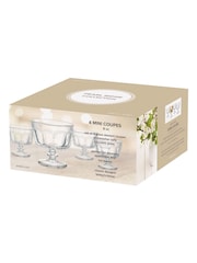 Artland – Set mit 4 geriffelten Mini-Trifle-Schalen, Pearl - Bild 3 von 3