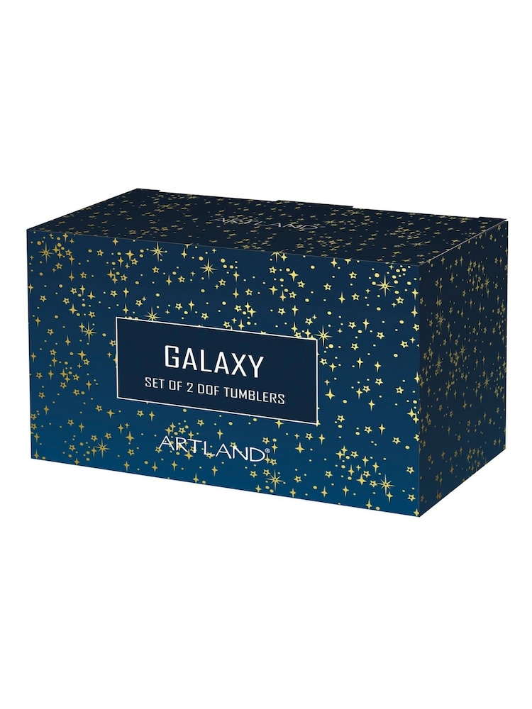 Artland Set of 2 Galaxy DOF Tumblers - Image 3 of 3