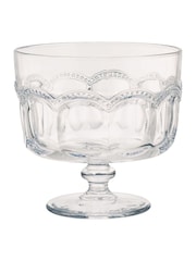 Artland Clear Pearl Ridge Trifle Bowl - Image 2 of 3
