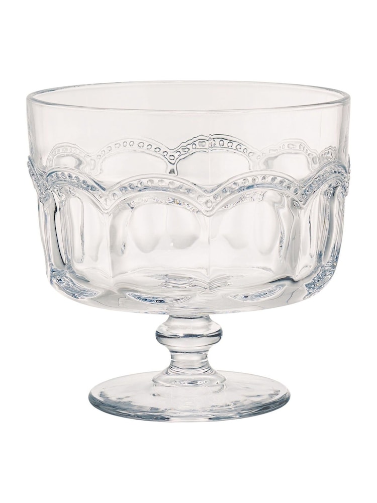 Artland Clear Pearl Ridge Trifle Bowl - Image 2 of 3