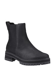 Toms Bennet Water Resistant Leather Ankle Boots - Image 2 of 4