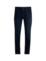 BOSS Blue Chrome Slim Fit Delaware Stretch Jeans - Image 5 of 5